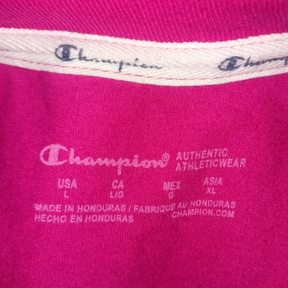 (3/$25) Champion Pink Crop Top - Picture 5 of 5